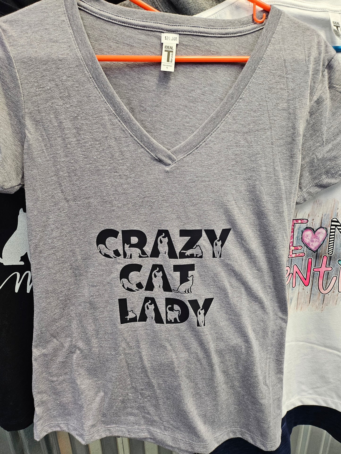 Crazy cat lady t-shirt